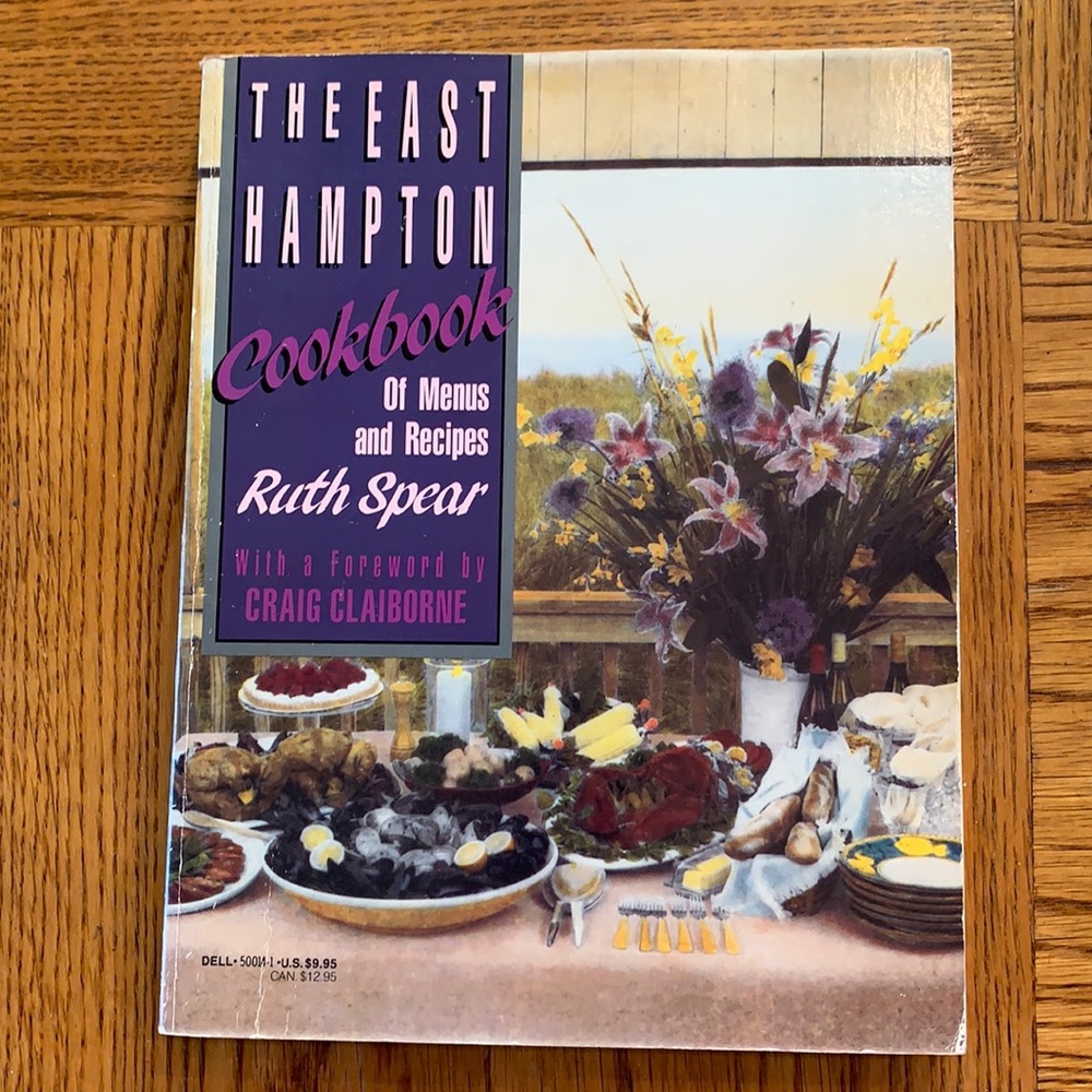 The East Hampton Cookbook by Ruth Spear. Paperback